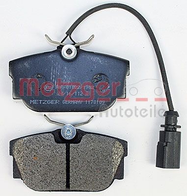 METZGER 1170109 Bremsbelagsatz, Scheibenbremse